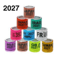 Pigeon Accessories Circular Foot Ring Plastic Duck Goose Bird Pigeon 8mm*11mm Digital Foot Rings Training Tool