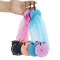 Customize Logo Portable Rubber PVC Waste Bag Clip Dispenser Carrier Pet Dog Poop Bag Holder With Hook