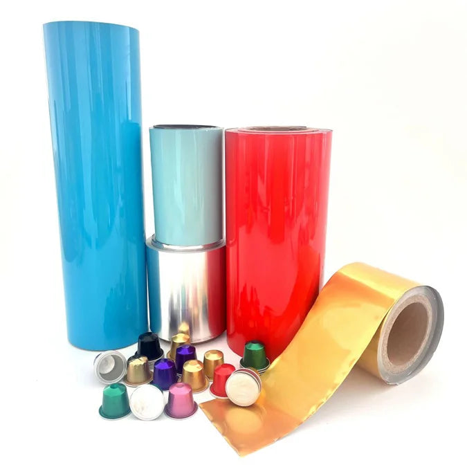 Hanlin Disposable Espresso Aluminum Foil Empty Coffee Capsule with Lid Container Blister Packaging Customizable Printing