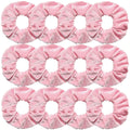 Wholesale 12pcs Cute Pink Velvet Scrunchies Blush Hair Bands Ponytail Holders Soft Elastic Hair Ties for Women Girls