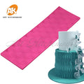 Cake Lace Molds and Mats Silicone Fondant Molds Cake Decoration Tools Origami Cake Border Mould Pastry Baking Tools LFM-78