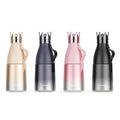 Wholesale Portable Insulated Water Bottles 240ml 350ml Crown Stainless Steel Mug Thermo Cup for Gifts Drinking Bottle