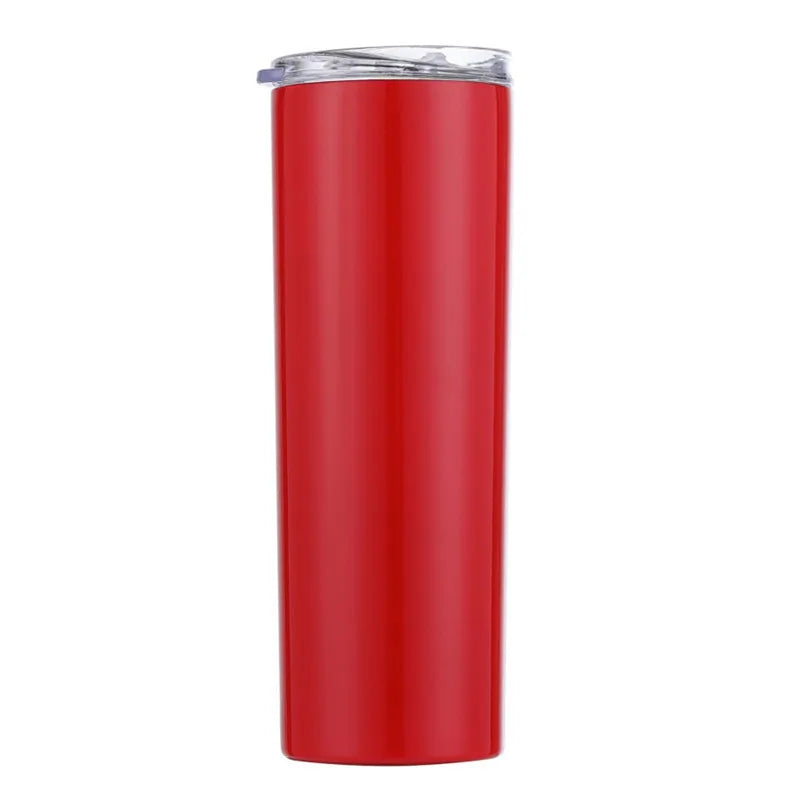 FX Factory 20oz Double Wall Sports Tumbler Mug Double Vacuum Flask Thermos With Straw Travel Drinking
