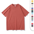 Unisex 230G Cotton Short Sleeve T-Shirts Custom Graphic Plain Crew Neck Uniform Tees Available in Multiple Colors