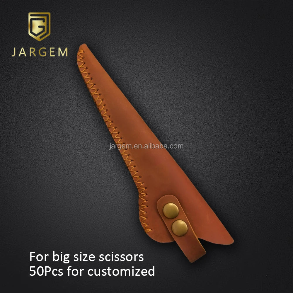 Scissors Packaging Optional Color Genuine Leather Scissors Holster Customizable Hair Scissors Case