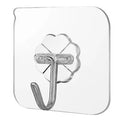 Large Adhesive Hooks for Hanging Heavy Duty Wall Hooks Self Adhesive Towel Coat Hooks Waterproof Transparent Hook