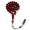 Refined Luxury Gold Plated Agate Islamic Prayer Beads Rosary Chain Wholesale