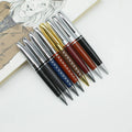 Factory Price Custom Logo Promotional Luxury Sports Metal PU Leather Ball Pen for Business Gift