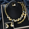 Bridal Women Earrings Hair Jewelry Neck Sets Indian Bridal Necklace Jewellery Necklace Chokers Wedding Chain Jewelry Set
