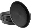 Wholesale Garden Solid Thick 10 Inch Plastic Black Plant Saucer Large Round Plant Drip Trays for Flower Pot