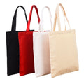 Blank Canvas Cotton Storage White Beige Red White Tote Pouch Multifunctional Logo One-Shoulder Shopping Letter Canvas Bags