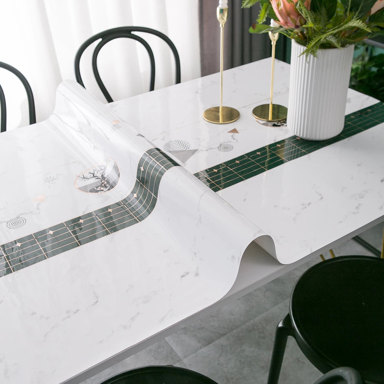 Hard Plastic Table Cover PVC Thick Soft Hard Plastic Table Cover Hard Plastic Table Cover