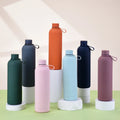 High Quality 750ml Stainless Steel Vacuum Flask Rubber Rope Water Bottle Outdoor Sports Portable Handle Bottle for Men & Women