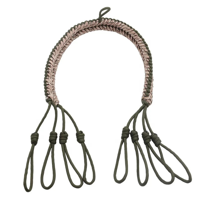 8 Adjustable Loops Waterfowl Hunting Paracord Duck Call Game Carrier Tote Lanyard for Predator