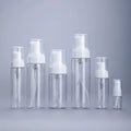 Instock 150ml/200ml/250ml Plastic Cosmetic Bottle with Foam Pump Hand Soap Dispenser Facial Cleanser Cap with Brush Sealing Type