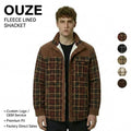 2023 Winter Jacket Men Warm Plaid Custom logo Cotton Thick Shirt Sports Autumn Winter Men's Warm Jacket