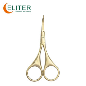 Eliter Hot Sell in Stock Curve Tip Stainless Steel Cuticle Scissors Curved Cuticle Micro Scissors Nail Cuticle Scissor