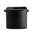 Big Round Stainless Steel Espresso Knock Box Coffee Accessories Coffee Knock Box With Rubber Bar
