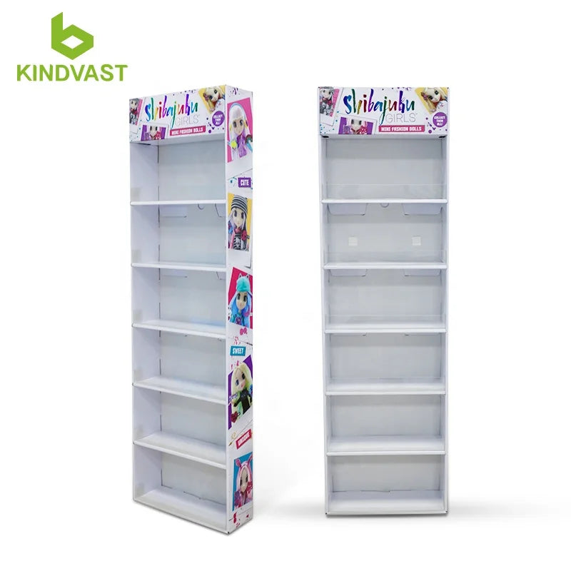 Creativity Custom Promotional Corrugated Cardboard Sidekick Display for Toys Phone case Free Samples