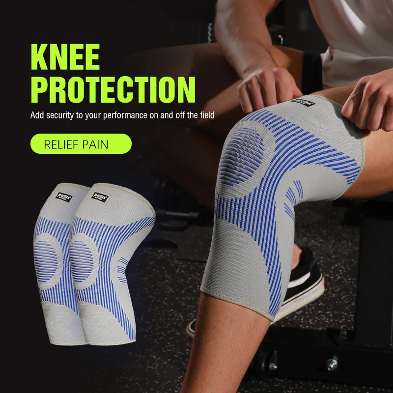 JINGBA 2023 New Arrival Knee Brace for Weightlifting Running Squatting Basketball Working Out Knee Compression Brace