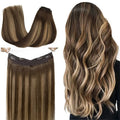 Factory Virgin Human Hair Adjustable Headband Size Natural Weave Straight Wigs Invisible Secret Wire Extensions for Women