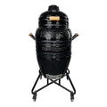 KIMSTONE 21 Inch Modern Ceramic Tandoor Oven Charcoal Smoker Grill Porcelain Enamel Finish for Outdoor High-Efficiency Cooking