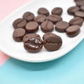 Coffee Beans Flat on the Back Resin Flatbacks Miniatures Food DollHouse Coffee Cabochon DIY
