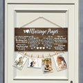 Valentine's Holiday Ornament Art Deco Design Wooden Hanging Photo Clip for Wedding Party Decoration Easter Photo Wall Pendant