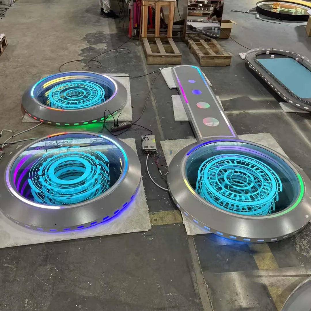 Professional Infinity Mirror Stage Lights - Perfect for Nightclub Parties Bar Decor & Family Events