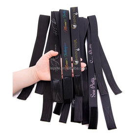 Custom Logo Adjustable Frontal Edge Slayer Elastic Headband Elastic Hair Band Webbing Belt Wig Elastic Band for Holding Wigs