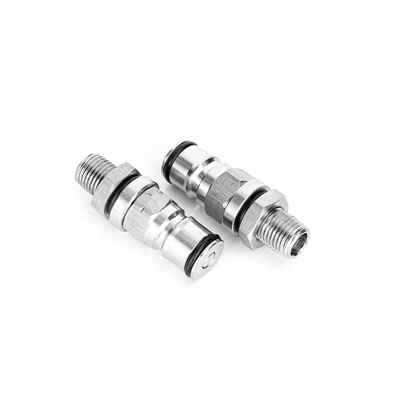 Homebrew 19/32-18"UNF Ball Lock Post 1/4 Inch Thread Bulkhead Assembly BSP Hex Nipple Gas Ball Lock Post Adapter Brewing Beer