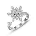 CLBX Hot Selling Rotatable Adjustable and Anxiety Relieving Zircon Rings Fashion Jewelry Yiwu Purchase Agent