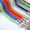 Rosary Chain Jewelry Necklaces Glass Beads Prayer Necklace Rosary Bead