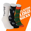 Custom Made Your Own Logo Socks Breathable Cotton Letter Sock Custom Logo Sox Customized Men Sock With Design Logo