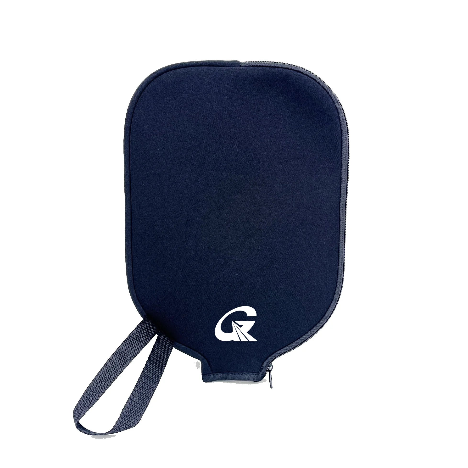 Neoprene Pickleball Racket Sleeve Paddle Cover with Inner Pockets and Handle Strap Convenient Pickleball Racket Bag