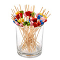 Premium Custom Eco-Friendly Sustainable Bamboo Cocktail Picks Disposable Festive Party Food Garnish Factory Direct Bar Hotel