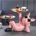Pit Bull Dog Key Storage Tray Ornaments Living Room Tv Cabinet Table Dog Keys Tray Home Decorations