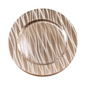 Wholesale Round Shape Food Grade Plastic Charger Plates Unbreakable and Eco-Friendly for Party Wedding Dinnerware