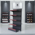 Wholesale Zhejiang Origin Supermarket Rack Heavy Duty Metal Gondola Shelves White Dark Gery Epoxy Powder Coating Quick