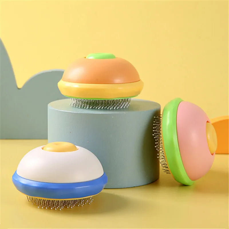 Dog & Cat Comb Hair Removes Brush for Pet Cleaning Grooming Cleaning Tool Small Portable Cat Hair Removal Brushes