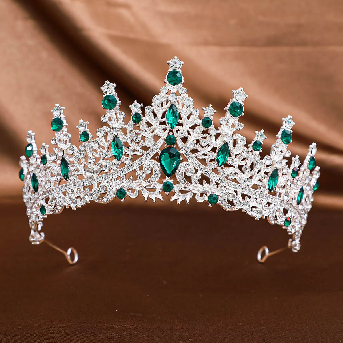 Full Circle Men's Imperial Medieval Gold Rhinestone Tiara Crown Gold Silver Hair Accessories for Wedding Queen Pageant Prom