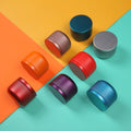 6oz 8oz Cookie Tea Tin Can Candle Containers White Aluminum Tin Luxury Colored Food Grade Round Tea Container Set for Matcha