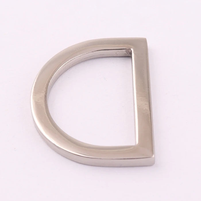 30mm Zinc Alloy Metal Flat Bag Accessories d Ring Buckle