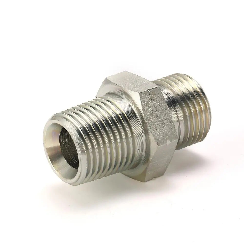 Cheap High Pressure 1BT Hydraulic Hose Adapter 60 Degree Cone BSP Male Thread Forged Carbon Steel Fitting