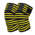Adjustable Neoprene Elastic Breathable Knee Protector Belt Men's Sports Bandages for Weightlifting Training Fitness Safety