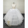 QUEENSGOWN Super Big 5hoops Petticoat Fluffy Ball Gown Petticoat Quinceanera Dress Crinoline Women Petticoat for Wedding