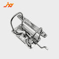 China Wholesale Office Metal 25 Non Slip Hangers Long Nose Metal Clip Heavy Duty 3 Step Minois Clip Clips Para Carpetas De Papel