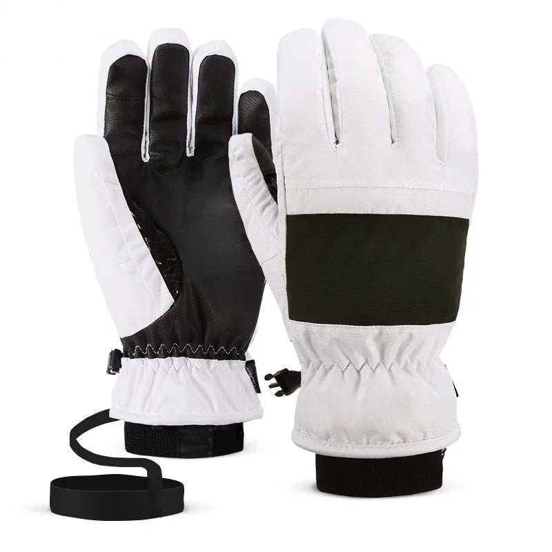 Neutral Wear-resistant Cold Proof Warm Gloves Snowboarding Outdoor Sports Waterproof Snowboard Ski Gloves Winter Snow Ski Gloves
