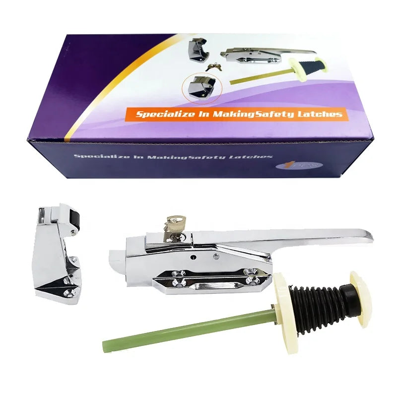 CX-1178 CX-1178S Cold Room Door Robust High Pressure Die-Cast Zinc CX-1178 Cam-Lift Plane Safety Latch