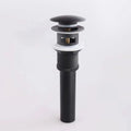 Modern Design 201 Stainless Steel Drainer Basin Sink Black Paint Overflow Hole Pop-up Waste Kinglions KL-7819 Easy Clean 5 Year